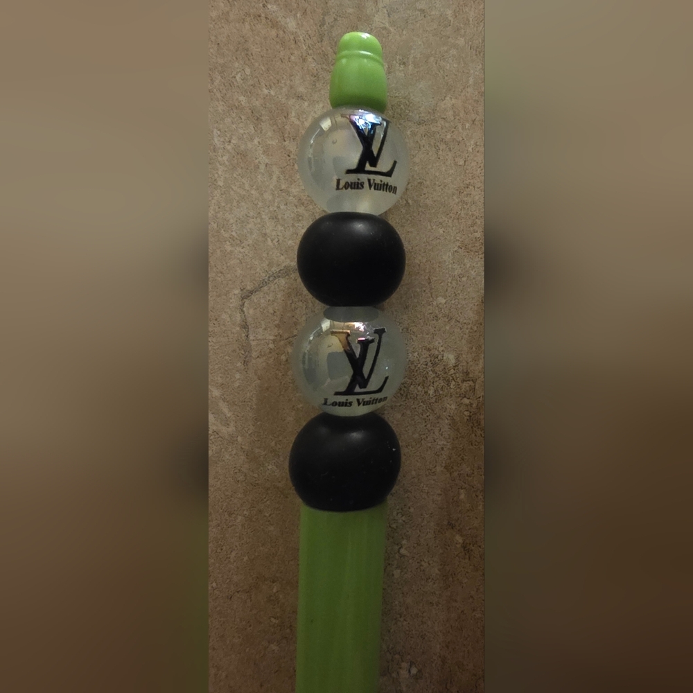 Glow-in-the-dark Luxury Designer Beaded Pen